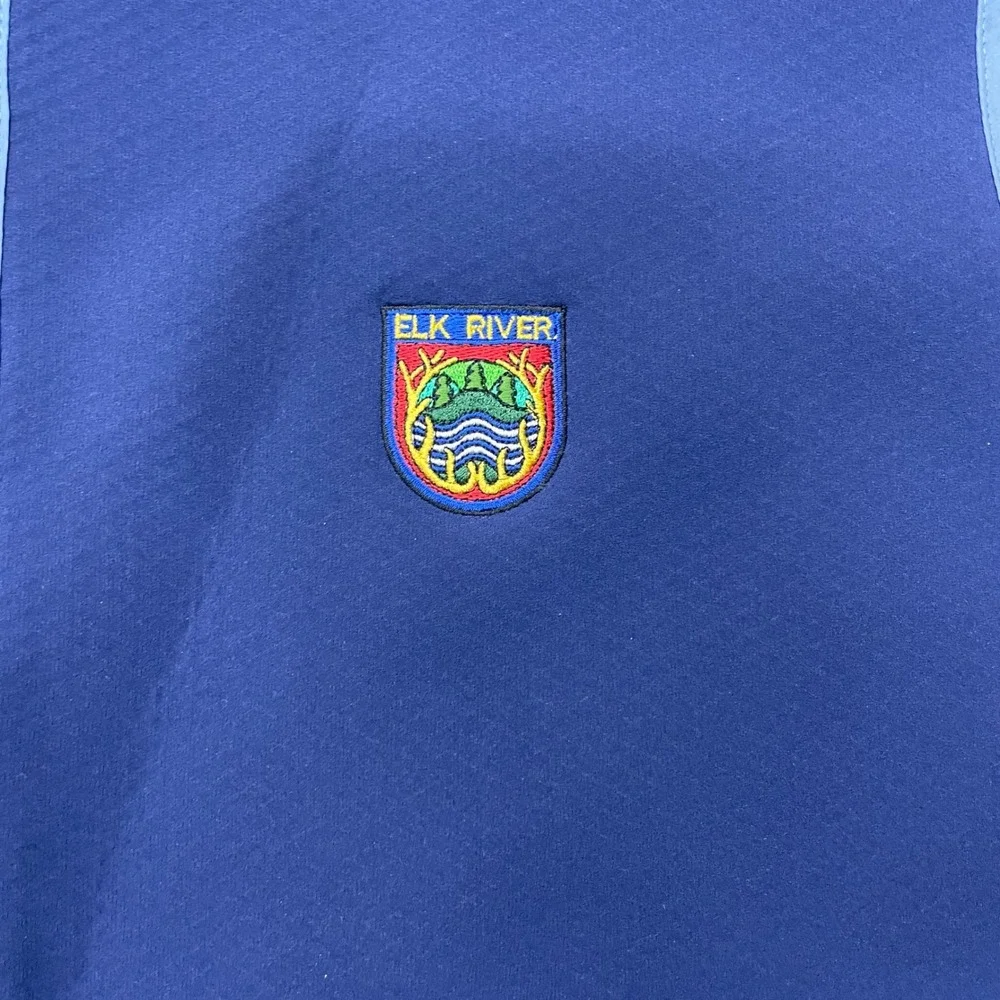 Peter Millar Squallblock Vest Mens M Blue Elk River Golf Softshell MS24EZ40